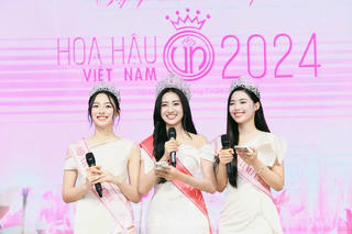Top 3 Hoa hậu Việt Nam 2024 cùng hát "Việt Nam trong tôi"