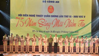 Khai mạc Hội diễn Nghệ thuật quần chúng Công an nhân dân lần thứ XI năm 2020 khu vực V 