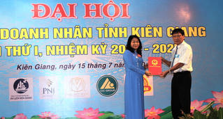 Kiên Giang tổ chức Đại hội Hội Nữ doanh nhân lần thứ nhất  