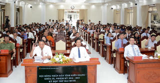 Kiên Giang: Khai mạc kỳ họp lần thứ 20, Hội đồng nhân dân tỉnh khoá IX, nhiệm kỳ 2016-2021