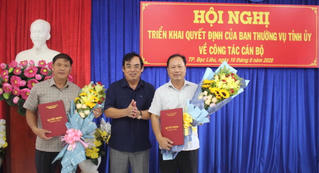 Chủ tịch UBND TP. Bạc Liêu làm Giám đốc Sở Xây dựng