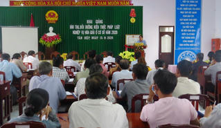 Sở Tư pháp Kiên Giang tổ chức bồi dưỡng nghiệp vụ hòa giải ở cơ sở năm 2020