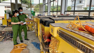 Tiêu hủy số lượng lớn máy game bắn cá và đập thú