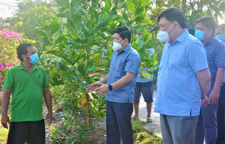 Lãnh đạo Cà Mau khảo sát việc thực hiện và nhân rộng các mô hình sản xuất có hiệu quả 