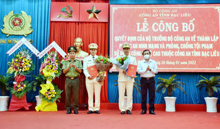 Thành lập Phòng An ninh mạng và phòng chống tội phạm sử dụng công nghệ cao - Công an tỉnh Bạc Liêu