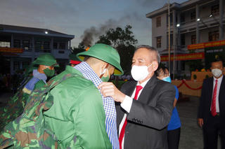 Bạc Liêu hoàn thành công tác giao nhận quân năm 2022