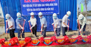 Đông Hải, Bạc Liêu ra quân xây dựng giao thông nông thôn năm 2022