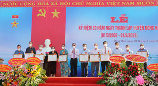 Huyện Đông Hải, Bạc Liêu đoàn kết thống nhất, sáng tạo trong xây dựng quê hương 