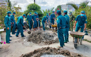 Huyện Đông Hải, Bạc Liêu tổ chức hoạt động hành quân dã ngoại