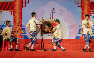 Tết cổ truyền Chôl Chnăm Thmây - Dàn nhạc Trống Lớn của người Khmer Cà Mau là di sản văn hóa phi vật thể Quốc gia