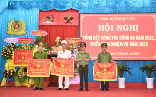 Lực lượng Tham mưu Công an Bạc Liêu hoàn thành xuất sắc nhiệm vụ được giao