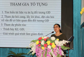 Bế giảng Lớp bồi dưỡng nghiệp vụ giám định tư pháp và kỹ năng tranh tụng tại phiên toà