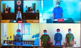 Bạc Liêu mở phiên toà xét xử theo hình thức trực tuyến