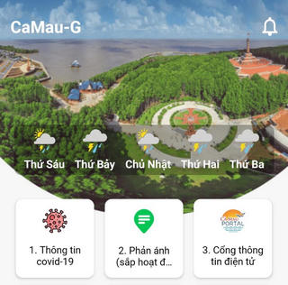 Triển khai tiếp nhận, xử lý phản ánh hiện trường qua app CaMau-G