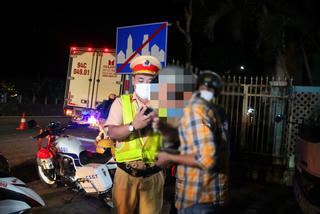 Công an Bạc Liêu kiên quyết xử lý vi phạm quy định về nồng độ cồn khi tham gia giao thông