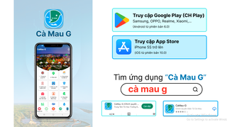 Cài đặt ứng dụng Cà Mau-G cho Ngày hội cua