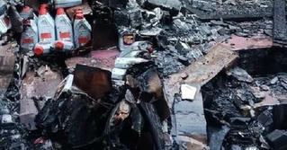 Cháy cửa hàng phụ tùng xe, thiệt hại hơn 1 tỷ đồng