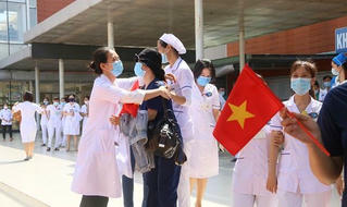 Đoàn y, bác sĩ Quảng Nam hỗ trợ TP Hồ Chí Minh chống dịch Covid-19