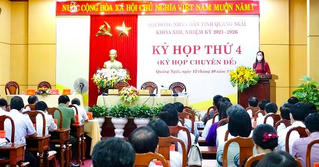 HĐND tỉnh Quảng Ngãi thông qua các nghị quyết quan trọng về công trình trọng điểm