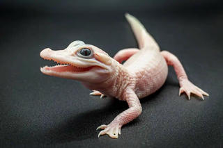 Cá sấu trắng siêu hiếm chào đời ở Mỹ