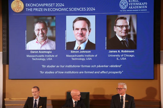 Giải Nobel Kinh tế 2024 vinh danh 3 nhà kinh tế học Mỹ