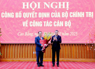 Ông Quản Minh Cường giữ chức Bí thư Tỉnh ủy Cao Bằng 