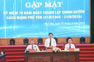 Phổ Yên: Kỷ niệm 79 năm Ngày thành lập chính quyền cách mạng