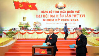 Danh sách Ban Chấp hành Đảng bộ tỉnh Thừa Thiên Huế khóa XVI