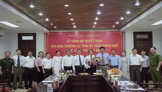 Trao Quyết định Phó Bí thư thành uỷ TP Huế
