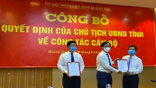 Quảng Trị bổ nhiệm Giám đốc Sở Nội vụ và Sở Công Thương