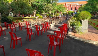 Tại điểm trường duy nhất tổ chức khai giảng trực tiếp ở Huế, những học sinh nào được tham gia?