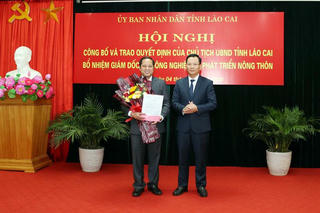 Bổ nhiệm Giám đốc Sở Nông nghiệp và Phát triển Nông thôn tỉnh Lào Cai