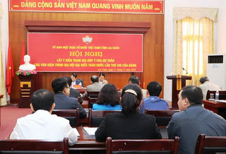 Lai Châu lấy ý kiến vào dự thảo các văn kiện trình Đại hội Đại biểu toàn quốc lần thứ XIII