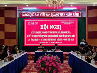 Hà Giang: Hội nghị sơ kết công tác phối hợp tuyên truyền biển, đảo năm 2020 