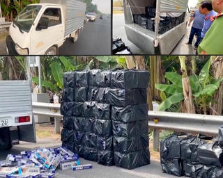 Truy tìm đối tượng liên quan vụ vận chuyển 12.500 bao thuốc lá lậu tại An Giang