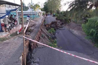 Hạn hán, thiếu nước, xâm nhập mặn, sụt lún và sạt lở vẫn bủa vây Kiên Giang