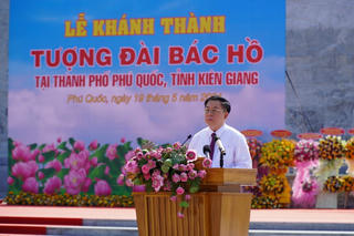 Khánh thành Tượng đài Bác Hồ tại TP Phú Quốc