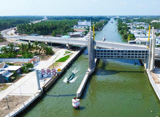 Đường 3 tháng 2 nối dài ở Kiên Giang trước ngày chính thức thông xe