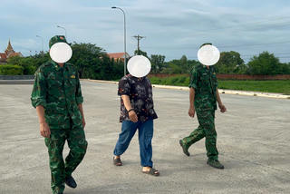 Một nạn nhân bị lừa bán sang Campuchia được bộ đội biên phòng giải cứu