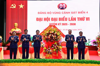 Đại hội Đảng bộ Vùng Cảnh sát biển 4: “Dân chủ, trí tuệ, trách nhiệm, phát triển”