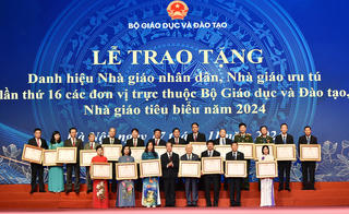 Vinh danh gần 1.200 Nhà giáo nhân dân, Nhà giáo ưu tú năm 2024