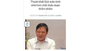 Viên sủi Nano Fast, tiêu gout Đào Đình Nhuận: Sử dụng hình ảnh Thứ trưởng Bộ Y tế để quảng cáo lừa dối người tiêu dùng