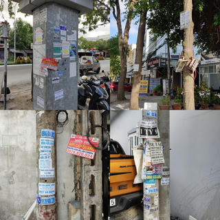 Cần Thơ: "Rác" quảng cáo gây mất mỹ quan đô thị