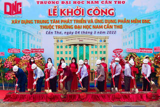 Nâng tầm giáo dục: Đại học Nam Cần Thơ khởi công xây dựng Trung tâm phát triển và ứng dụng phần mềm DNC