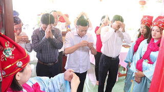 Dâng hương tưởng nhớ dũng tướng Thư Ngọc Hầu - Nguyễn Văn Thư