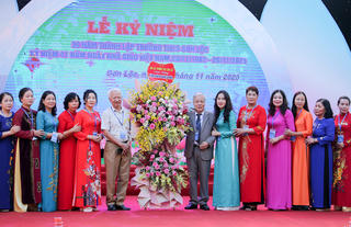THCS Sơn Lộc (Sơn Tây) tưng bừng mừng tuổi 30