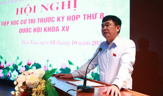 Đoàn Đại biểu Quốc hội tỉnh Quảng Ninh tiếp xúc cử tri huyện Tiên Yên