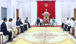 Lãnh đạo tỉnh Quảng Ninh tiếp Ban Tổ chức Lễ hội Việt Nam tại Nhật Bản