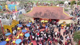 Lễ rước người sống ở Đảo Hà Nam (Quảng Ninh)