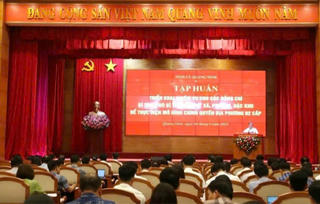 Tập huấn chính quyền 2 cấp cho Bí thư, Phó Bí thư cấp xã tại Quảng Ninh